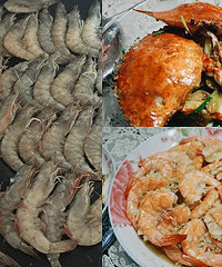 跟团买海鲜,做一桌海鲜大餐