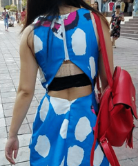 横胸滑下来了,真的没感觉?