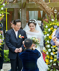 空中花园婚礼,十年从校服到婚纱+【芭菲婚宴2016第3届新娘日记】