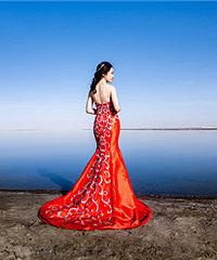 天空之镜美如画,我的青海林芝婚纱之旅
