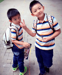好兄弟,幼儿园有我罩着你
