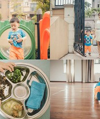第一次上幼儿园,完全就是到处耍