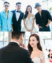 泪奔!朱孝天婚礼,F4三子合体了