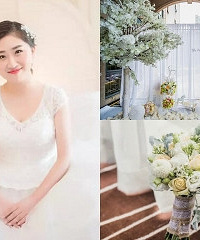 精致淡雅的白色系婚礼,好梦幻