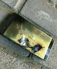 国行note7第四炸,棒子的东西确实不行啊