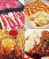 外卖的盒子蛋糕、大热的潮汕牛肉挨个吃