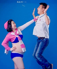 逗比的孕妇照