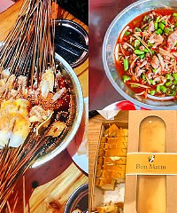 吃在自贡、乐山、成都,都是有名的美食