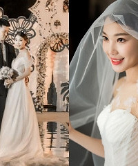 穿上定制婚纱,办唯美的空中花园婚礼