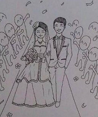 漫画描述老婆从怀孕到产子的细节