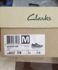 美亚购买的clarks其乐牛皮休闲鞋