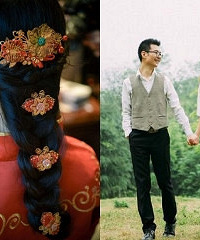 中西合璧婚礼,4次伴郎伴娘,终成眷属