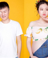 被自己惊艳到的美美孕照