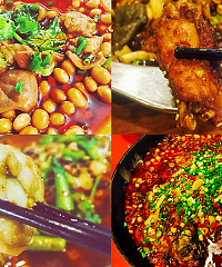 以辛辣肉食为主的美食,各种肉嘎嘎