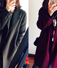 冬天最爱买衣服,特别是大衣
