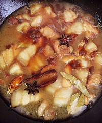 记录我做的各种肉嘎嘎--红烧肉、花椒鸡、老卤蹄花儿、海鲜烧烤