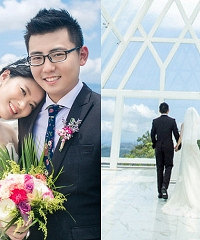 冬日到海边去取暖,美美的三亚婚纱之旅