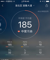雾霾这么重,还有娃儿在外面耍