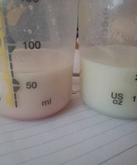 母乳成粉红色,这是什么情况(急急急)