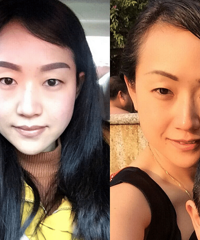 纹眉之后,看起来仿佛年轻了很多岁