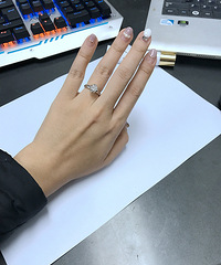 戒托改款,闲置以久的婚戒重新戴起来~~~