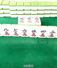 会打majiang的进,请问这把牌胡撒子?