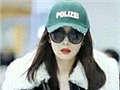 杨幂竟然带了顶绿帽子