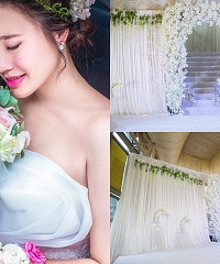 怀着宝宝出嫁,办了场明亮的白色系婚礼