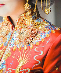 穿上中式礼服出嫁,最美还是中国风