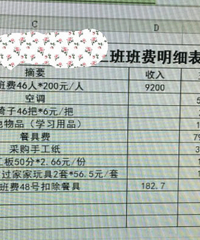 幼儿园班费都买了啥?