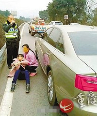 吃了一碗米线!重庆女司机高速上突然抽搐
