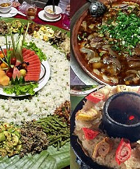 手抓饭、铜瓢牛肉、土火锅都太有特色