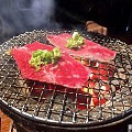 碳烤的烤肉就是安逸