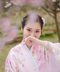樱花和服
