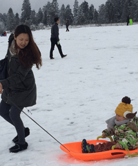 仙女山现在都还有雪