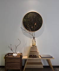 时尚、古朴、质感的大气新中式,这样的茶室太美好了