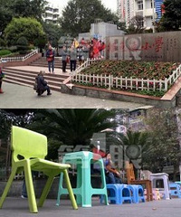 为读学前班排了18天队