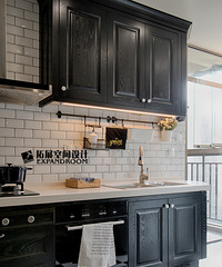 美法混搭小清新,客厅的配色好舒服