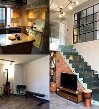 非主流美式LOFT,家里也有健身房