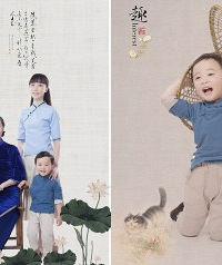 被一家三代的古风照惊艳了
