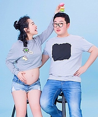 体重控制好,孕照都好看很多