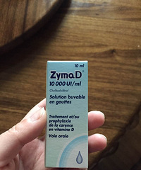 转让2瓶法国ZymaD维D滴剂