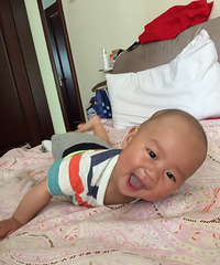 家有萌娃初长成!!小豆子!你的小媳妇儿呢?