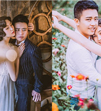 辣妈也有少女梦,好爱小清新的婚纱照