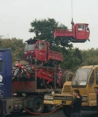 大型货车好像“长翅膀”了