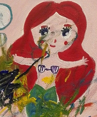 熊孩子毁了我的画,我收拾他妈