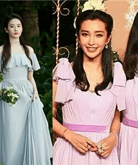 刘亦菲成史上最美伴娘,太靓抢新娘风头