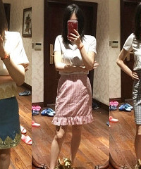 我的短裙夏日穿搭,以日系品牌为主
