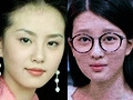 眼神呆若木鸡的女明星