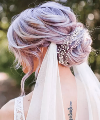 婚前到底要不要染发？美妆博主Pony的婚纱照�